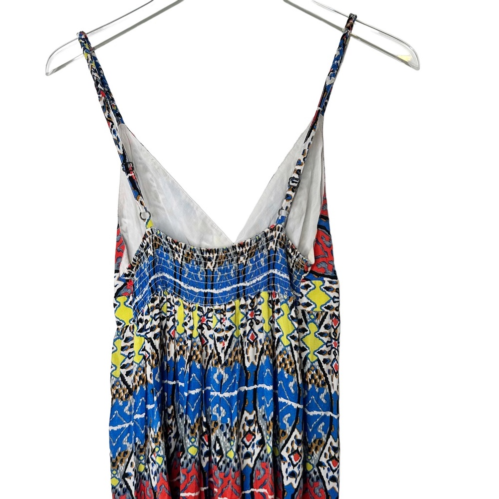Tart Ikat Bohemian Boho Flowy Maxi Dress Medium - Picture 3 of 8